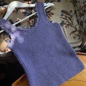 Handmade Knit Tank Top